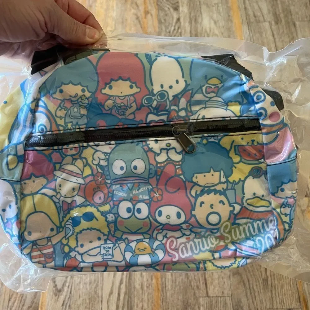 Sanrio Kids Cartoon Print Bag - Blue